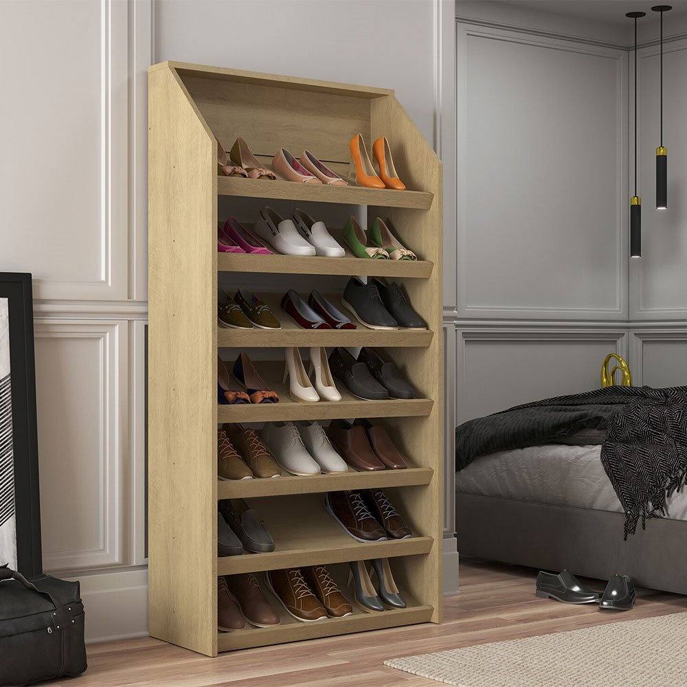 Sapateira com 07 Prateleiras Ravenna Carvalho